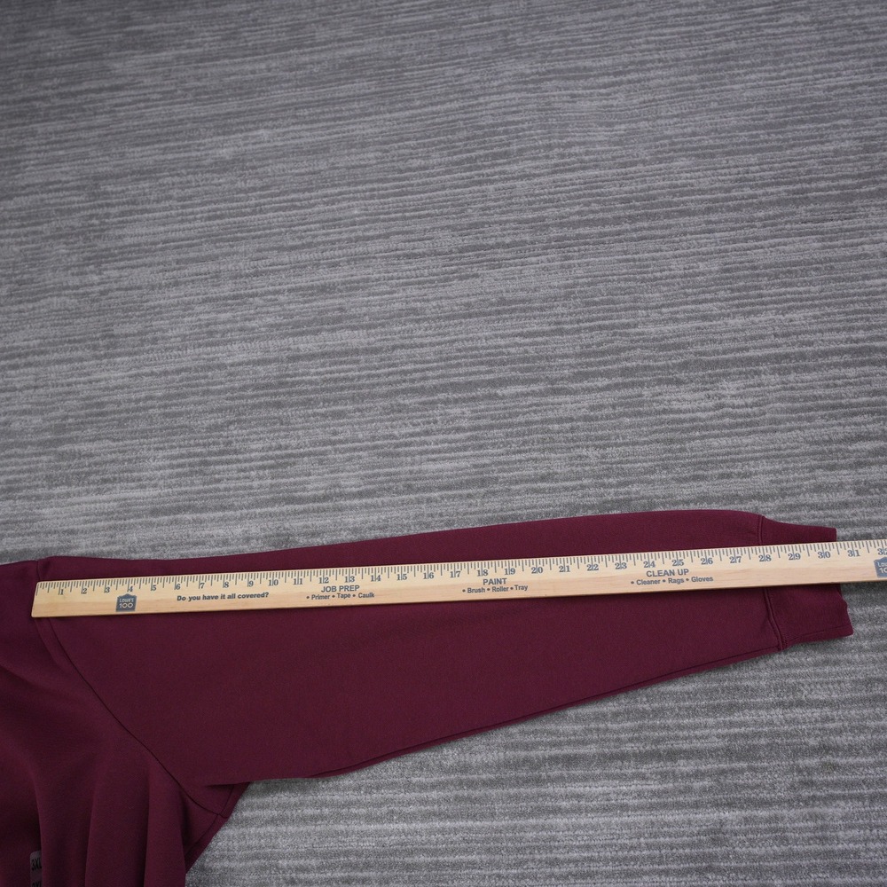 Puma ESS Elevated Logo Crew Sweatshirt Mens 3XLT Ruby Shimmer Burgundy New - Picture 5 of 11